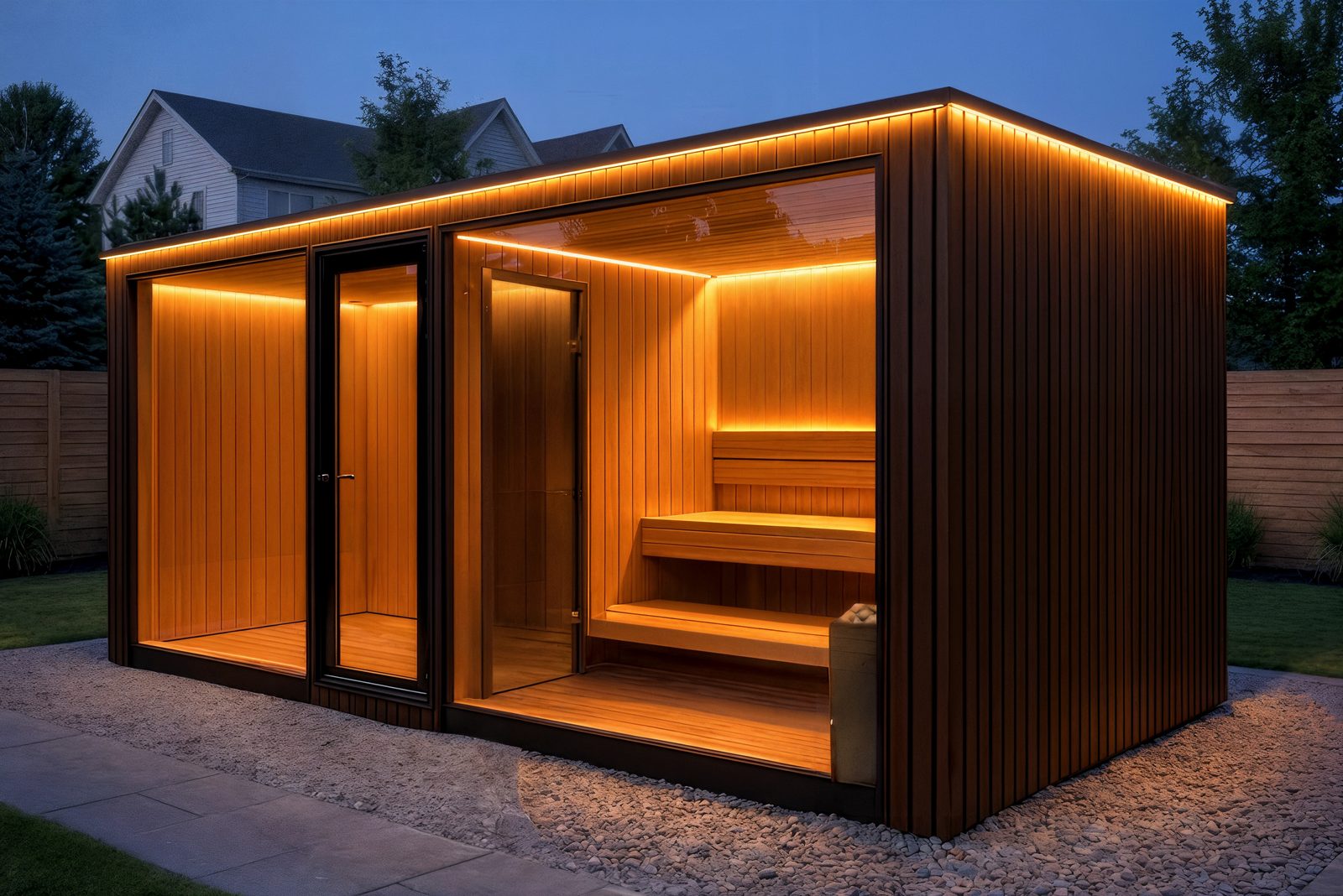 ARIES CUBE SPA SUITE Doppel-Saunabereich, 15 Quadratmeter